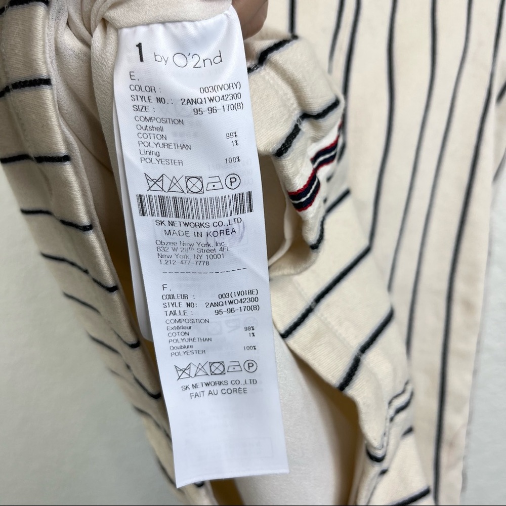 1 by O'2nd Striped Tuxedo Mini Dress - Picture 8 of 10